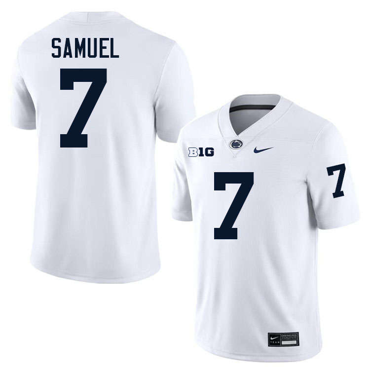 Lyrick Samuel Penn State Jersey,PSU Nittany Lions #7 Lyrick Samuel Football Uniforms-White